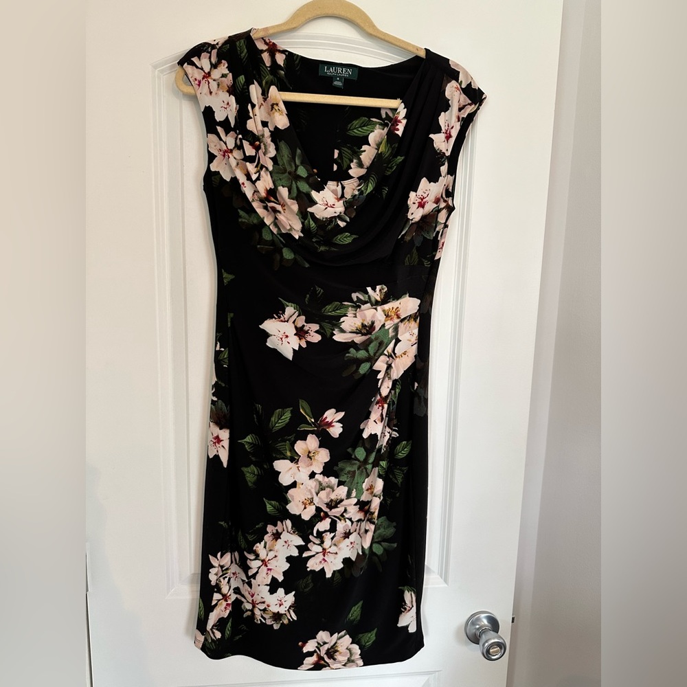 Lauren Ralph Lauren floral dress, size 8.